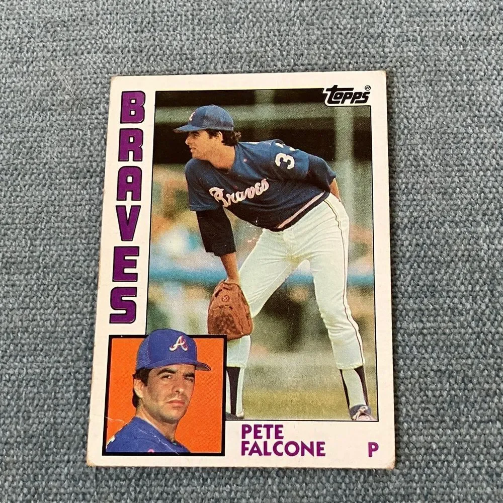 1984 Topps Atlanta Braves Baseball Card Trading Card